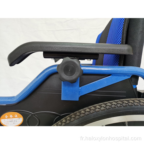 fauteuil roulant à distance de sécurité légère pliant portable